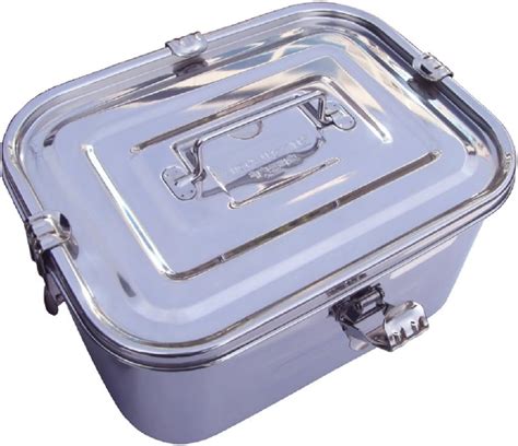 stainless steel boxes with locking lids|stainless steel food grade containers.